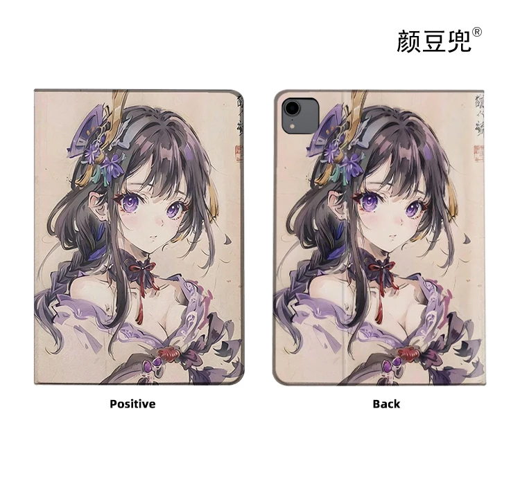 Beelzebul Anime Raiden Shogun Genshin Impact For iPad 10.2 9th Mini 6 5 Case Luxury Silicone For iPad Air 3 4 5 iPad Pro 11 12.9