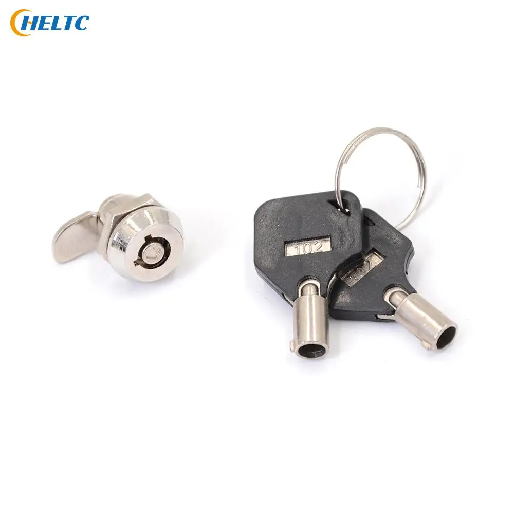 3PCS/Set Mini Cam Lock With Keys For Tool Box Zinc Alloy Drawer Cam Locks Mailbox Cabinet Box Lock