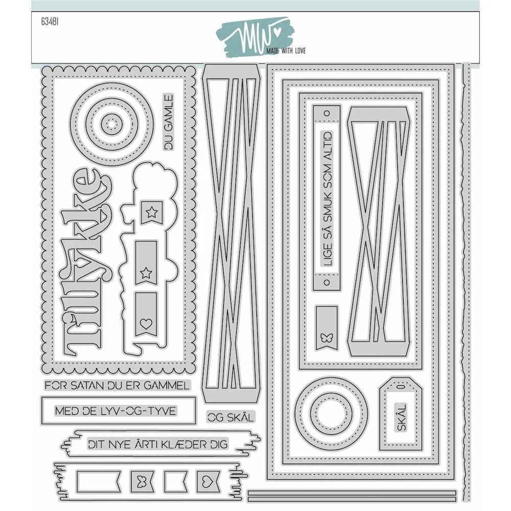 

Sketches 15 Metal Cutting Dies Rectangular Frame Carft Die DIY Scrapbooking Paper Diary Greeting Card Embossing Template Stamp