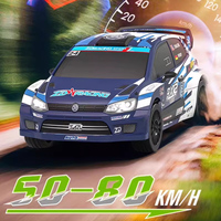 ZD RX12 Remote Control Car High-Speed Rally Vehicle 80km/H Brushless Rc Car With Led Lights For Boys With Battery 4wd Toy Gift