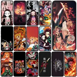 Rengoku Kyoujurou Demon Slayer Tanjirou Nezuko Case for Samsung Galaxy S24 S23 Fe Ultra Plus A55 A35 A24 A25 A15 A05 M55 M15