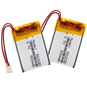 Wiederaufladbare Batterie von Lithium Lithium lio Li, Lipo, MP3, MP4 -Lautsprecher, Tachograph, Auto, DVR, 3,7 V, 500mah, 502030, 2 Pces 6 Hauptverkaufskurs - №5