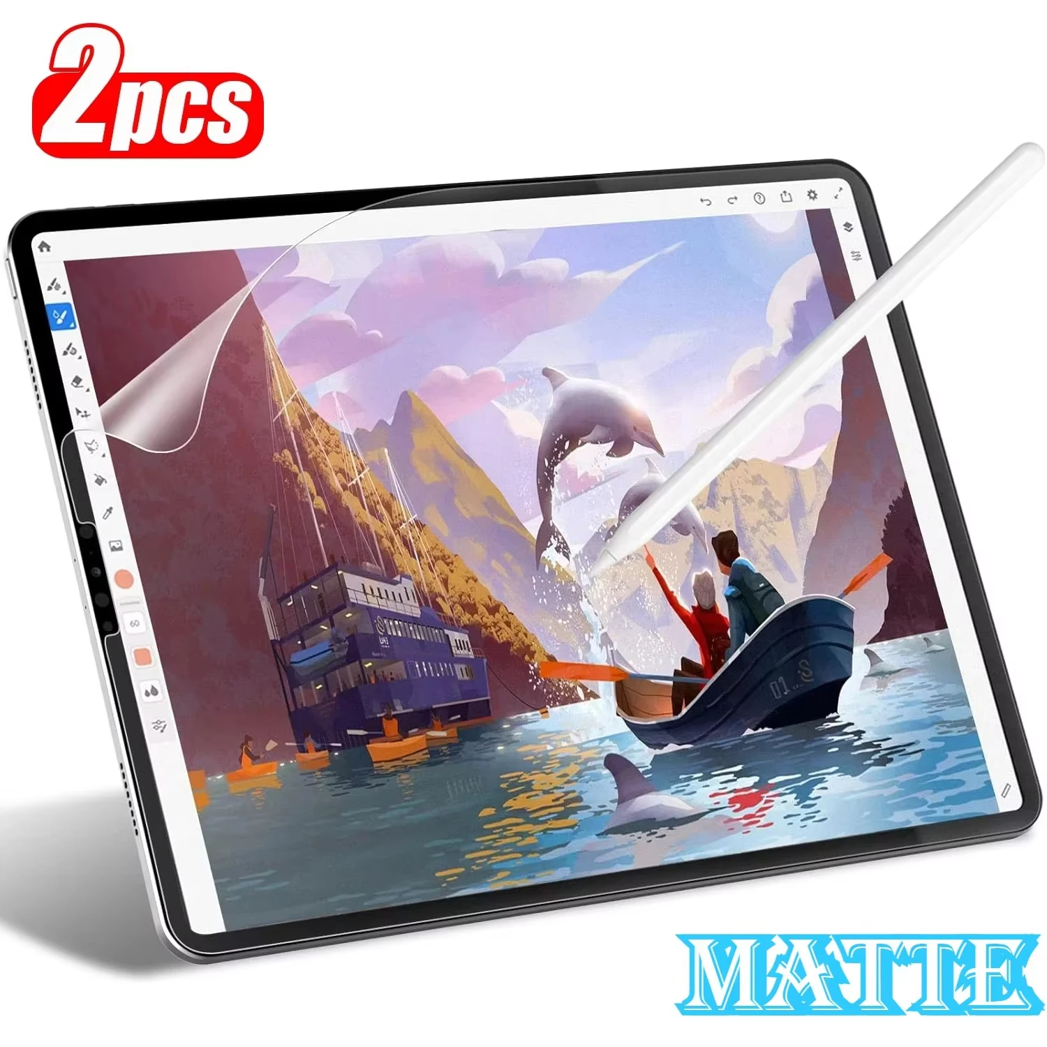 

2pcs Matte Paper Film Protector for Xiaomi Redmi Pad 6S Pro 12.4 6 Pro 11 SE 10.6 8.7 Pad Pro 12.1 Screen Protector Full Cover