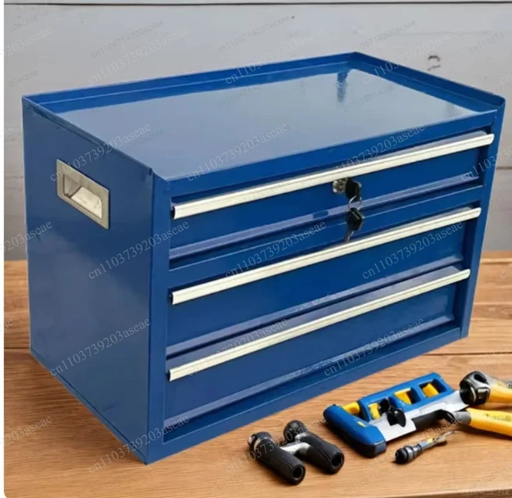 Three layer Desktop Toolbox, File Cabinet, Storage Box, Assembly Line, Tool Cabinet, Iron Box, Office Workshop, Mini Box