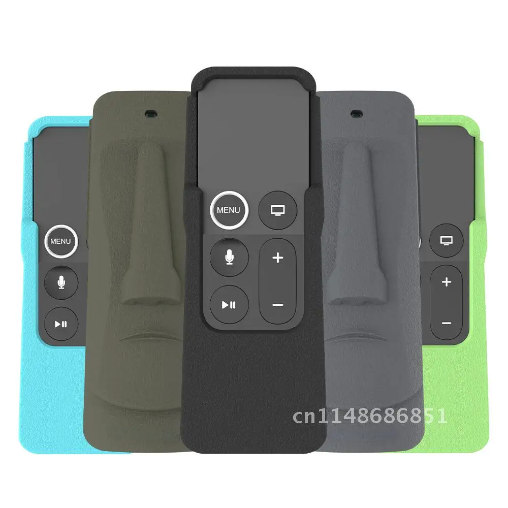 Casing pelindung silikon iPhone TV4 K Gen Siri, sarung pelindung tahan air tahan selip tahan debu untuk iPhone TV 4