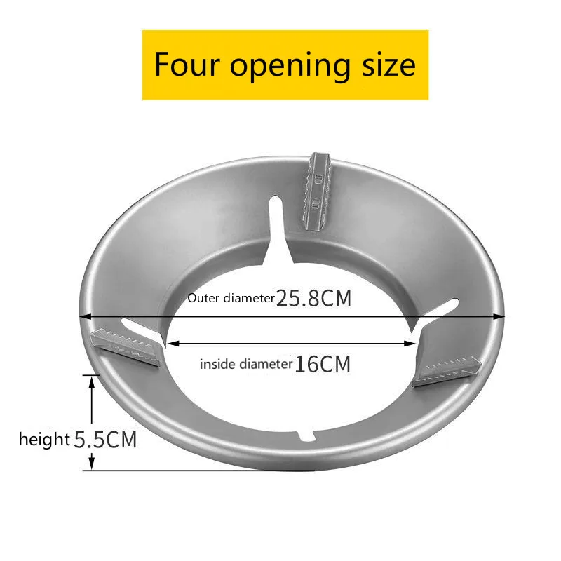 1PCS Cast Iron Wok Pan Pot Support Rack Stand Burners Stove Cookware Universal Bracket for Kitchen Cooking Gas Stove Accessories
