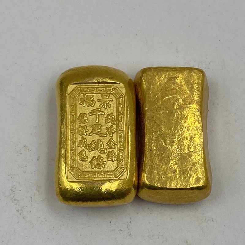 , , copper-gilded coins, Jingfu thousand-fine bars, gold ingots, decorative pieces