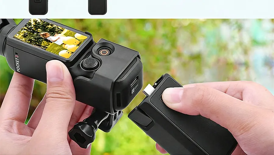 MYOBO Rucksackgurt-Clip für DJI Osmo Pocket 3 Action-Kamera-Halterung, für Ego-Perspektiv-Dreharbeiten, Vlogs und Live-Streaming – Detail 6