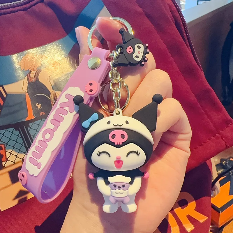 サンリオ漫画クロミキーホルダーペンダントかわいいデイリーバックパックパーソナライズされたファッションアクセサリー子供の祭りのギフト