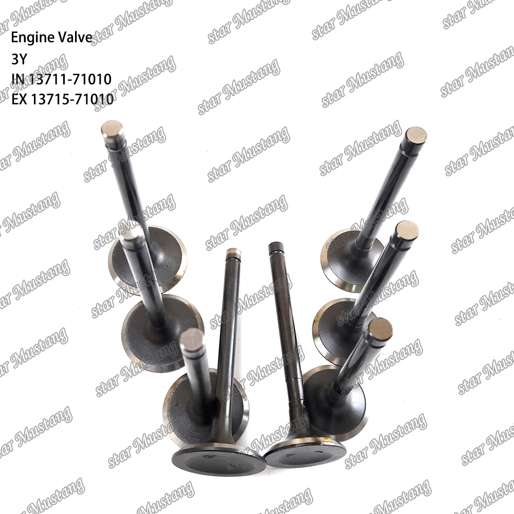 

3Y Engine Valve IN 13711-71010 EX 13715-71010 Suitable For Toyota Engine Parts