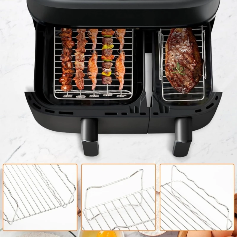 Grandillas hornear resistentes calor para accesorios aerodinterrates canasta doble