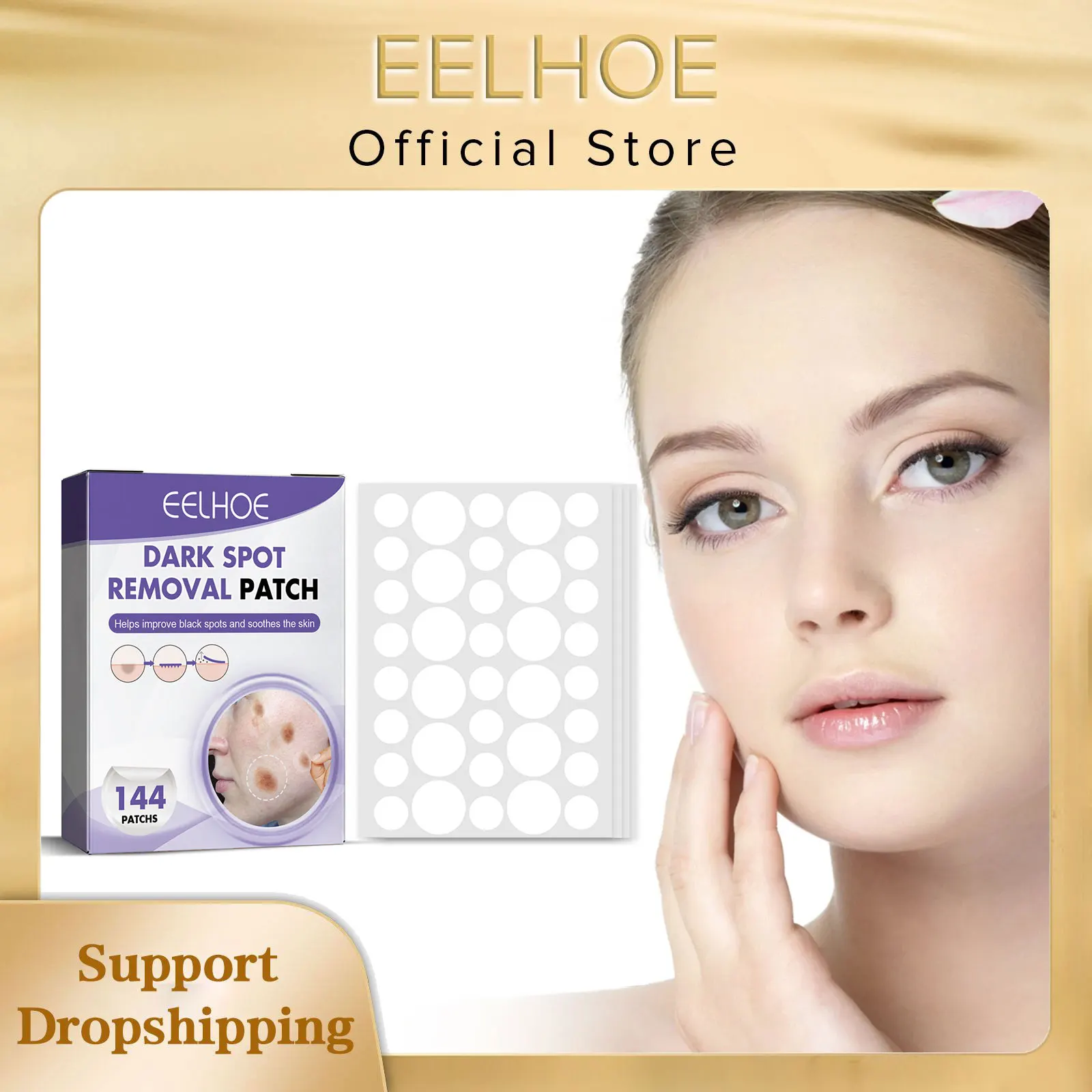 Face Spot Patches Freckle Removal Melanin Anti Pigmentation Lighten Acne Pimple Dark Tag Remover Waterproof Blemish Spot Sticker