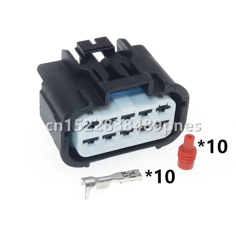 10 Pole Auto Headlights Electric Wiring Harness Male and Female Docking Waterproof Plug 6189-7601 6189-7602 For Roewe Chevrolet