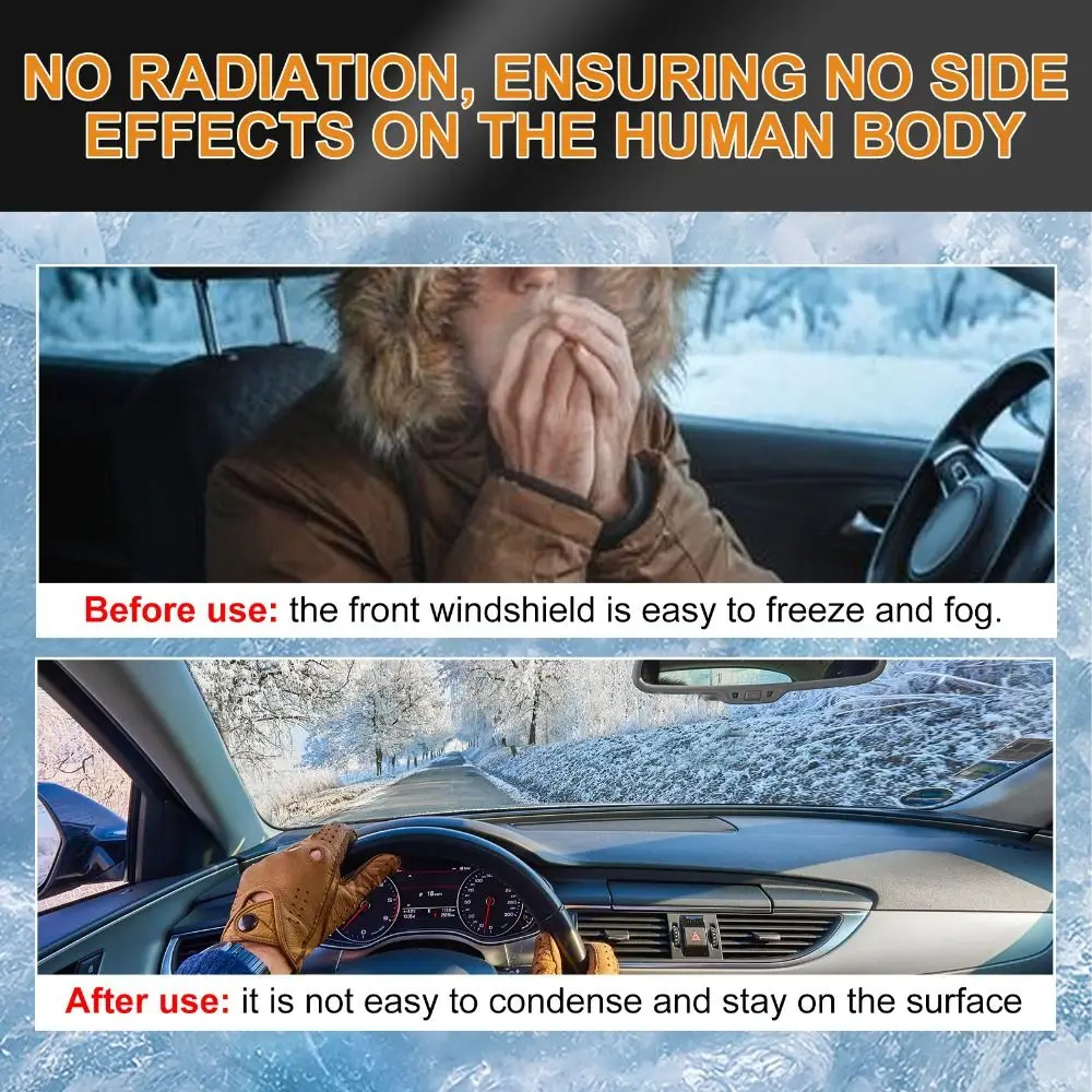 Fashion Anti Freezing Electromagnetic Deicer Snow Remover Portable Car Deicer Kinetic Molecular Heater Car Snow Removal Device