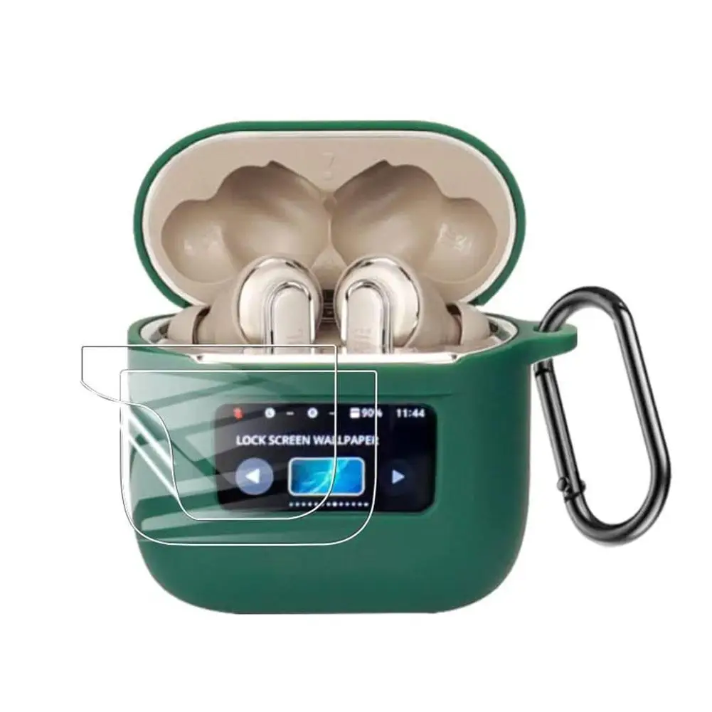 Suitable For Pro 2 Bluetooth Earphones Intelligent Lcd Screen Protective Film Tpu Water-based Film Soft Film P1r4
