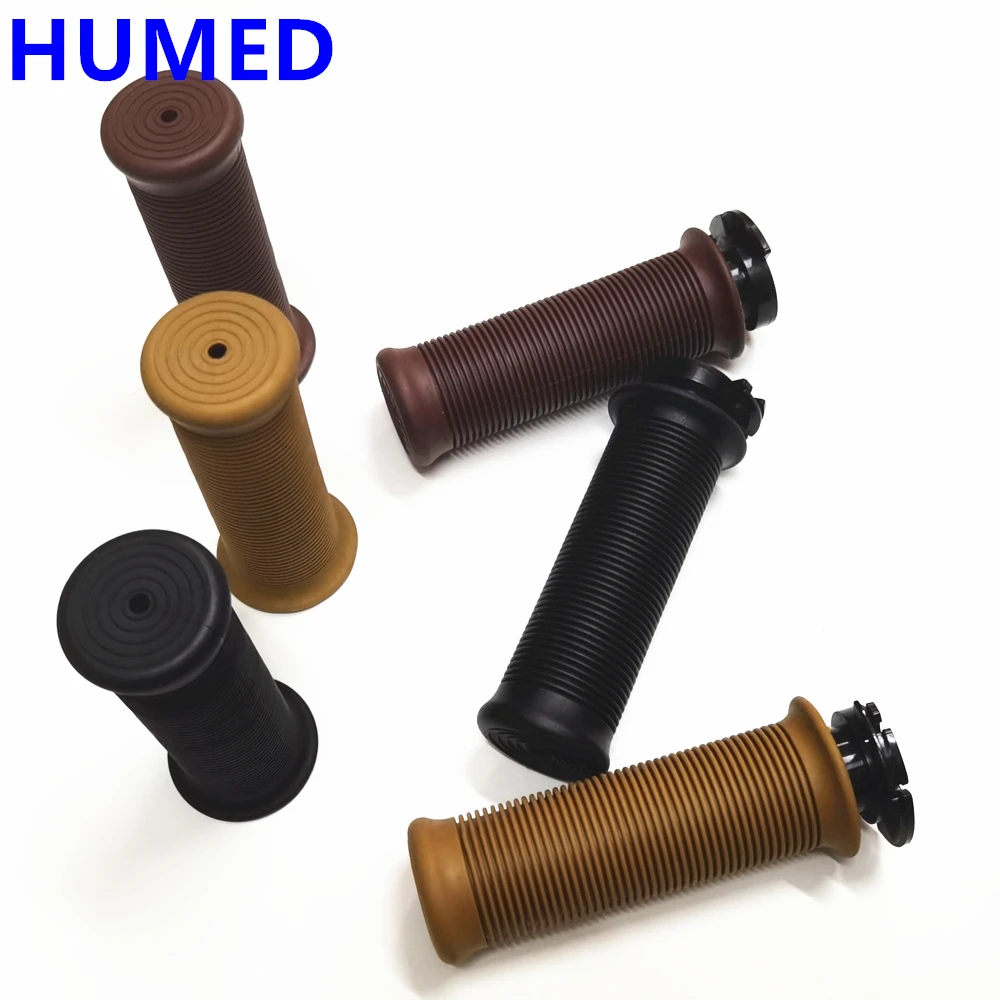 

7/8" 22mm Universal Vintage Motorcycle Cafe Racer Refit Motorbike Rubber Handle Grips Anti Slip Motorbike Handlebar Grips