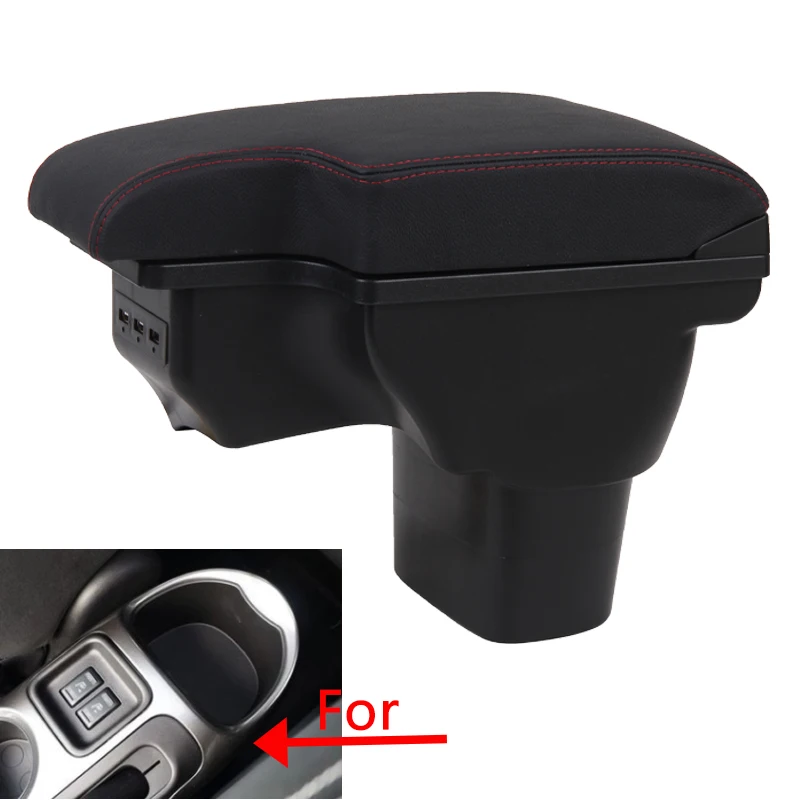 For NISSAN Juke Armrest box For Infiniti ESQ Car armrest 2010-2019 accessories interior details storage box Retrofit parts USB