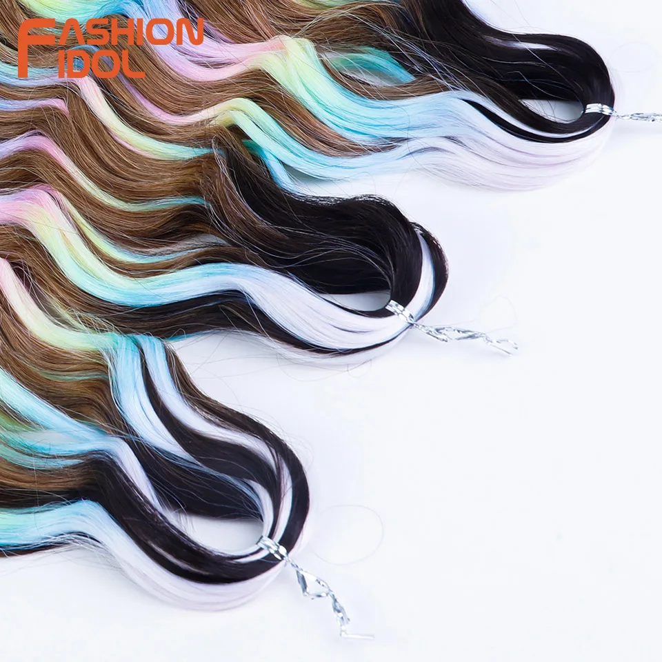 موضة المعبود 24 بوصة 300 جرام آنا موجة المياه تويست الكروشيه الشعر الاصطناعية جديلة الشعر أومبير قوس قزح موجة عميقة تجديل الشعر التمديد