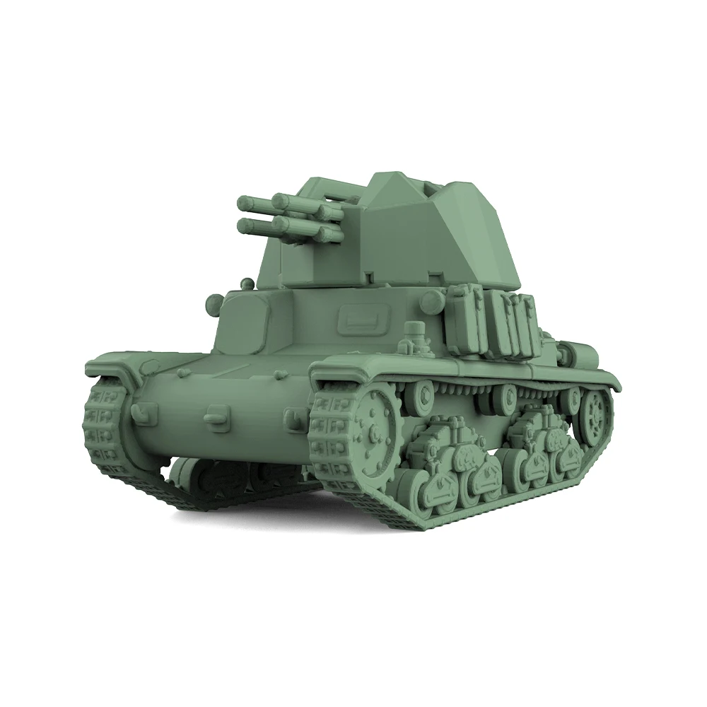 Italia M42 Pistol Penggerak Mandiri 1/144 1/200 1/350 1/700 SSMODEL SS688 Kit Model Militer Miniatur Permainan Perang Statis