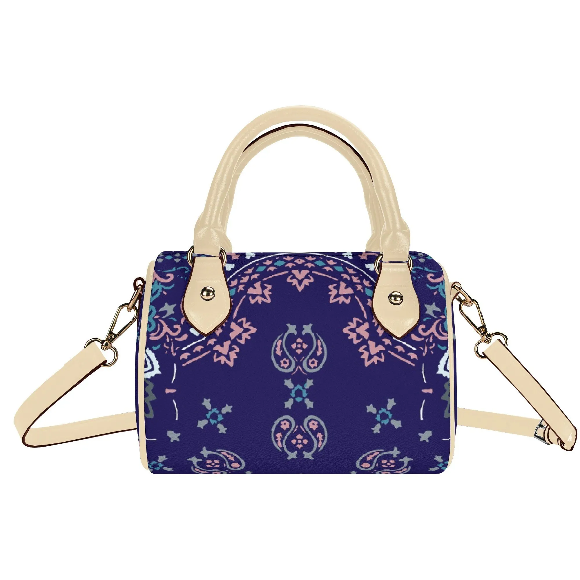 

Customizable Bandana Women's Pillow Bag Fashionable Design Easy To Store Adjustable Shoulder Straps