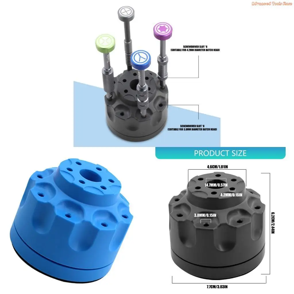Multifunctional Rotating Tool Rack with 14Hole Design for Phone Repair W91B