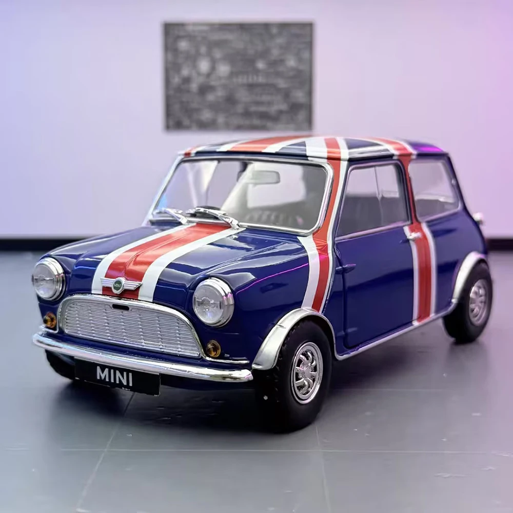 

1:18 Scale Mini Coope Toy Cars Alloy Diecast Models Doors Opened Miniature Vehicle Rubber Tires Model Car Perfect Gifts for Kids