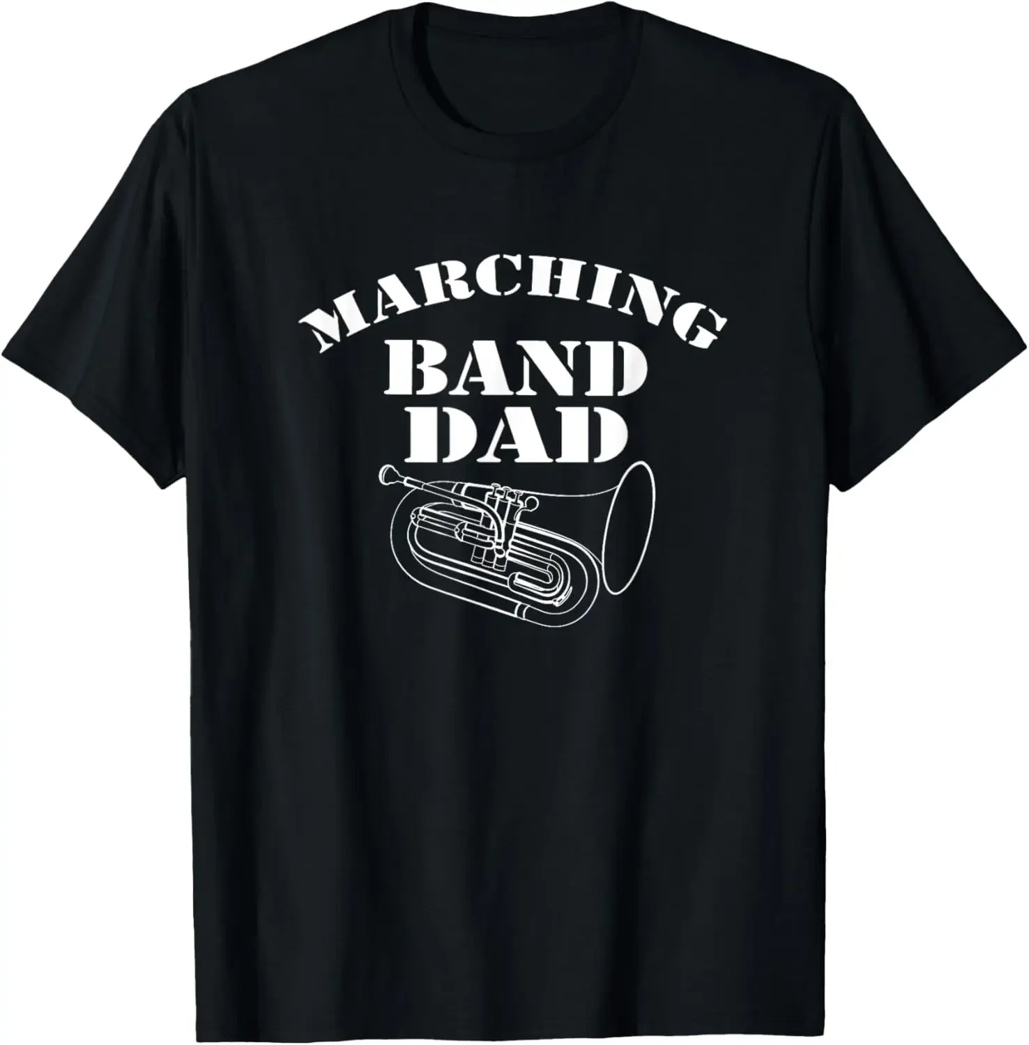 

Футболка Marching Band: Рубашка Band Dad Euphonium Baritone, качественные короткие рукава