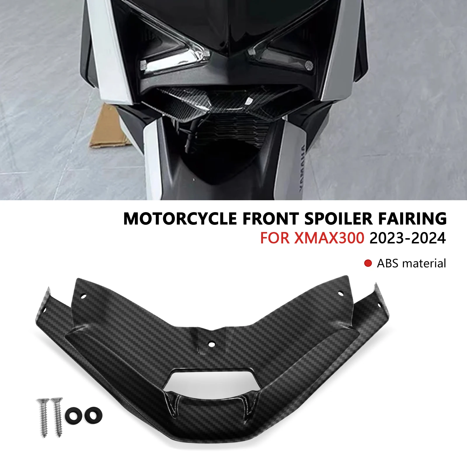 

Motorcycle Front Fairing Aerodynamic Winglet Lower Cover Protection Guard Wing Kit For YAMAHA XMAX 300 X-MAX300 2023 2024