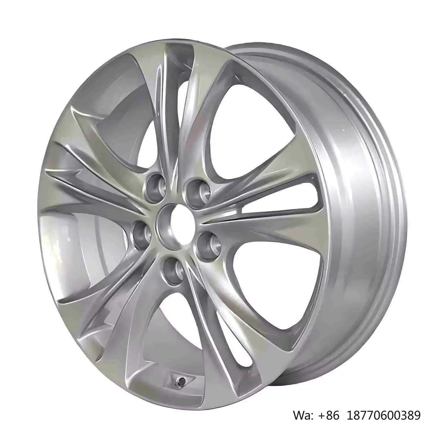

Black Machined 17 Inch 5x114.3 Forged Alloy 5 Spoke Aluminum Wheels New Dashing SUV X50 X70 X90 Plus Hubs 17x50mm