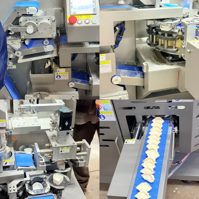 Dumpling Machine Samosa Maker Meat Stuffed Dumpling Press Automatic Dough Wrapper Filling Device for Kitchen Restaurant Use