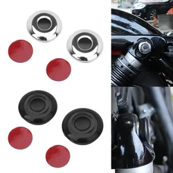 For Harley Sportster XL883 XL1200 X48 04-up Dyna 06-up Motorcycle Black Chrome Rear Fork Cover Decoration Covers Accessories