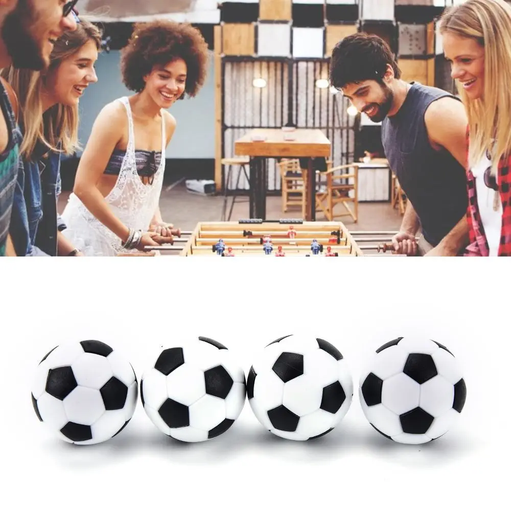 

4pcs Durable Student Foot Balls Adult Table Soccer Football Replacement Balls Tabletop Game