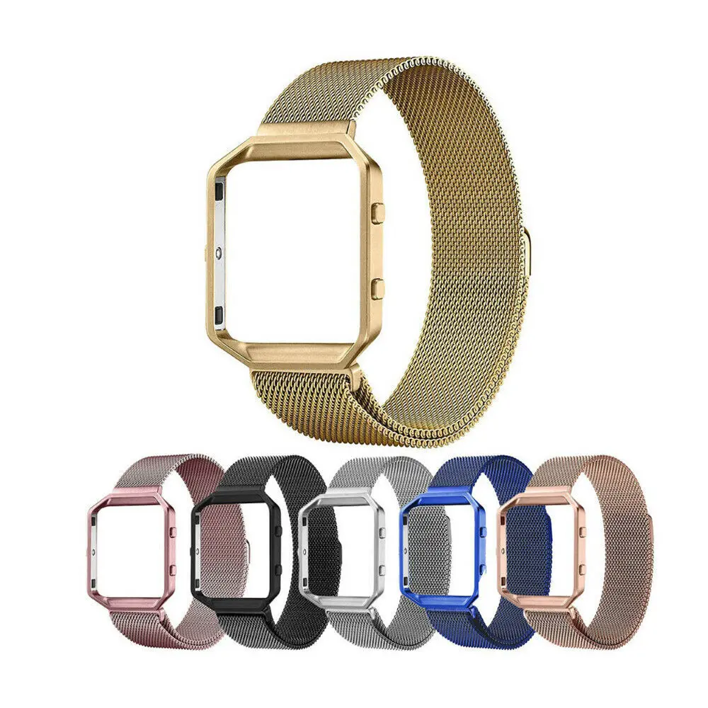 Factory Direct for Fitbit Blaze Smart Watch Strap Milanese Stainless Steel Magnetic Metal Watch Strap