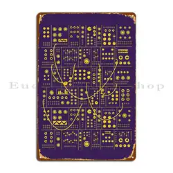 Modular Synthesizer Eurorack Synth Metal Signs Decoration Classic Decoration Home Create Tin Sign Poster