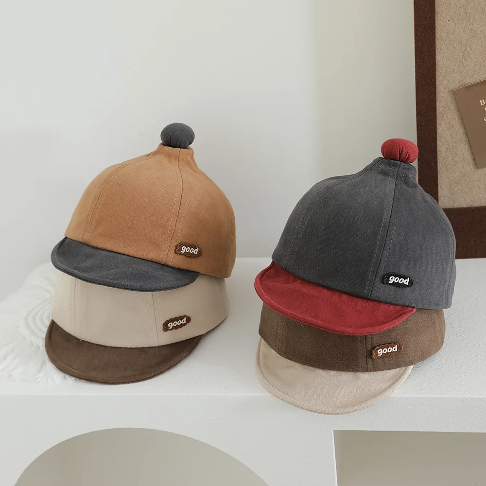 Baby Sun Protection Soft Brim Baseball Cap Autumn Duckbill Hat Boys Cute Spring Autumn Girls Thin Model Children's Hat