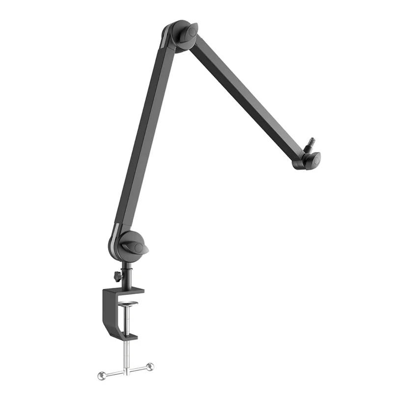

Adjustable Microphone Boom Arm Scissor Shaped Foldable Microphone Stand Microphone Boom Arm