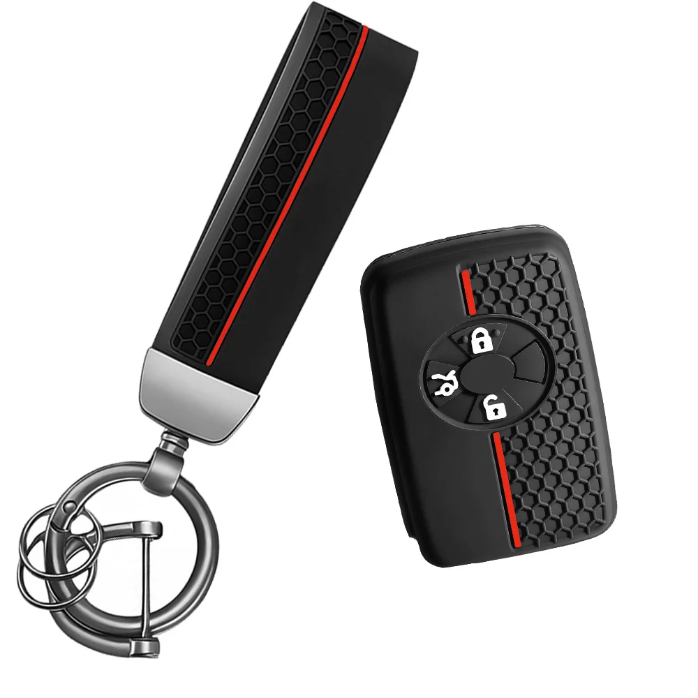 2/3/5 Buttons Car Key Cover For Toyota Avalon Yaris RAV4 Rukus Vanguard Corolla Yaris Estima Remote Key Fob Shell Holder Case