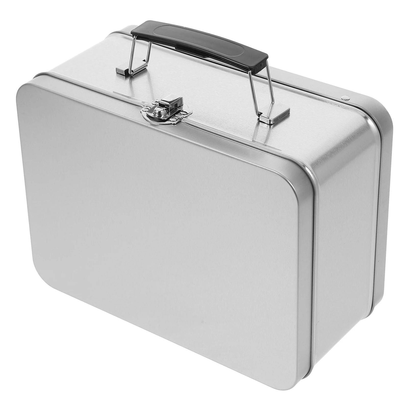 

Gift Box Food Storage Metal Lunch Boxes Containers Portable Tin Leakproof Retro Large Capacity Sturdy Snack Holder Cookie Box