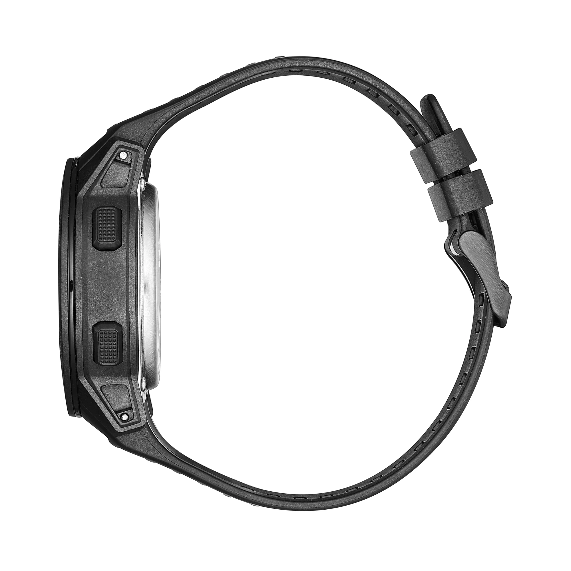 Men's Outdoor Sports Mountaineering Watch, Waterproof Carbon Fiber Texture Wristwatch with Countdown Timer for Swimming