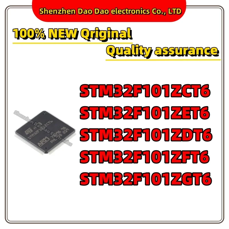 STM32F101ZCT6 STM32F101ZET6 STM32F101ZDT6 STM32F101ZFT6 STM32F101ZGT6 LQFP144 32 بت متحكم MCU ARM متحكم