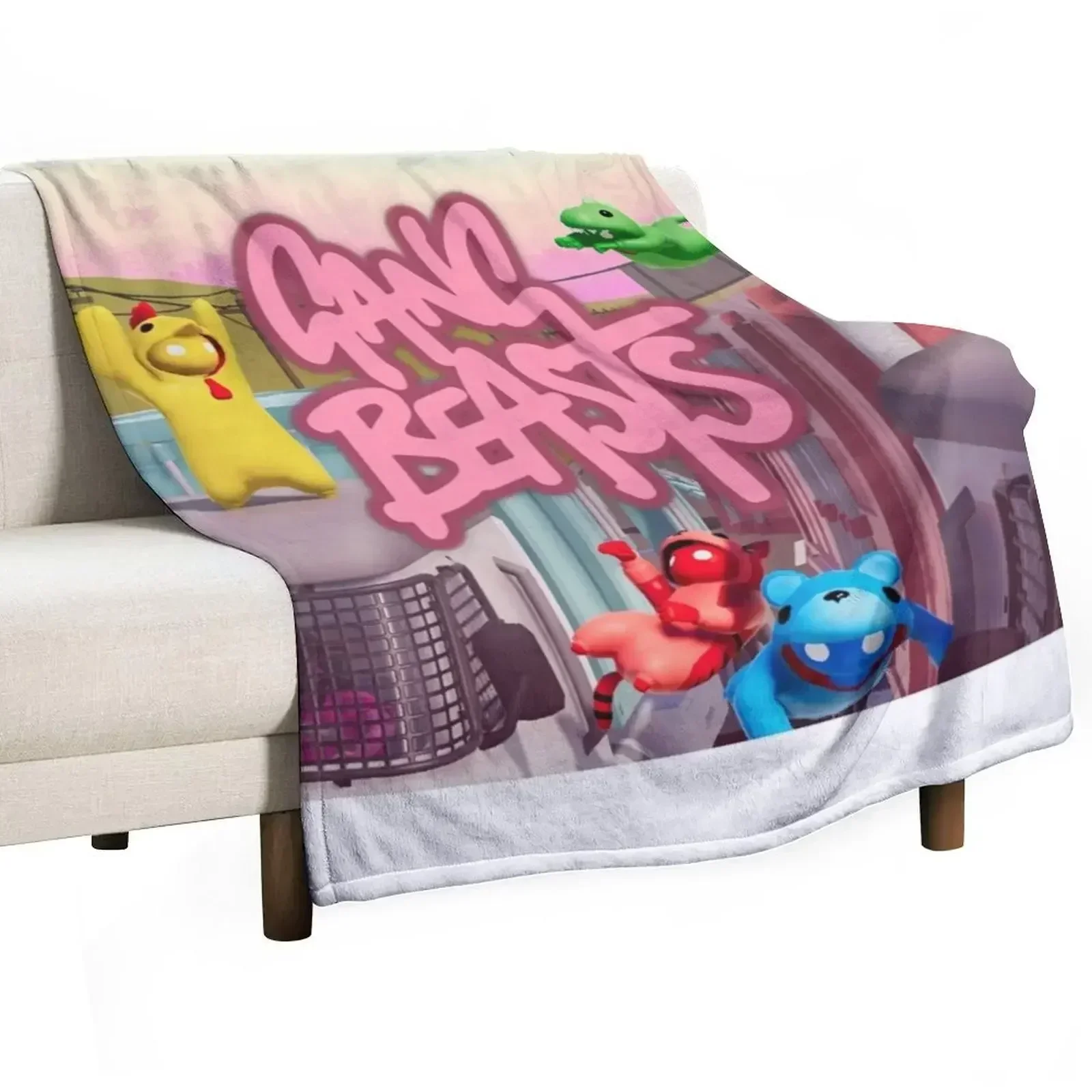 

Gang Beasts Throw Blanket For Baby Extra Large Throw Blankets Sofas Of Decoration Bed Blankets