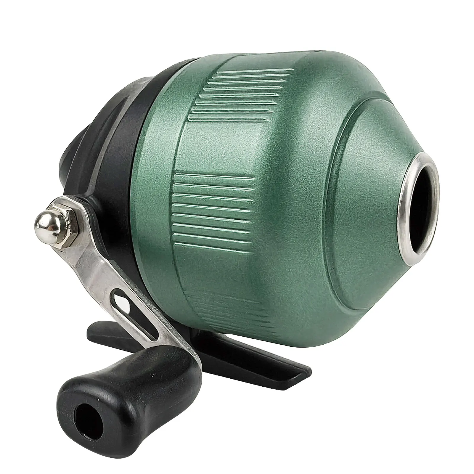 Carretilha de Pesca FREE FISHER, Carretilha de Arremesso, Carretilha Spincast de Metal 2BB com Relação de Velocidade 4.3:1 para Água Doce/Salgada