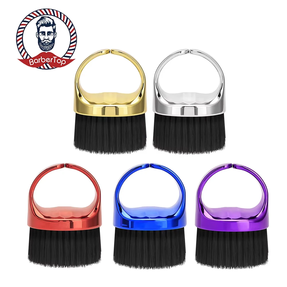 

Ring Neck Duster Barber Remove Loose Hair Brush Hair Cutting Brush Soft Hair Cleaning Brush Hairdressing Tools