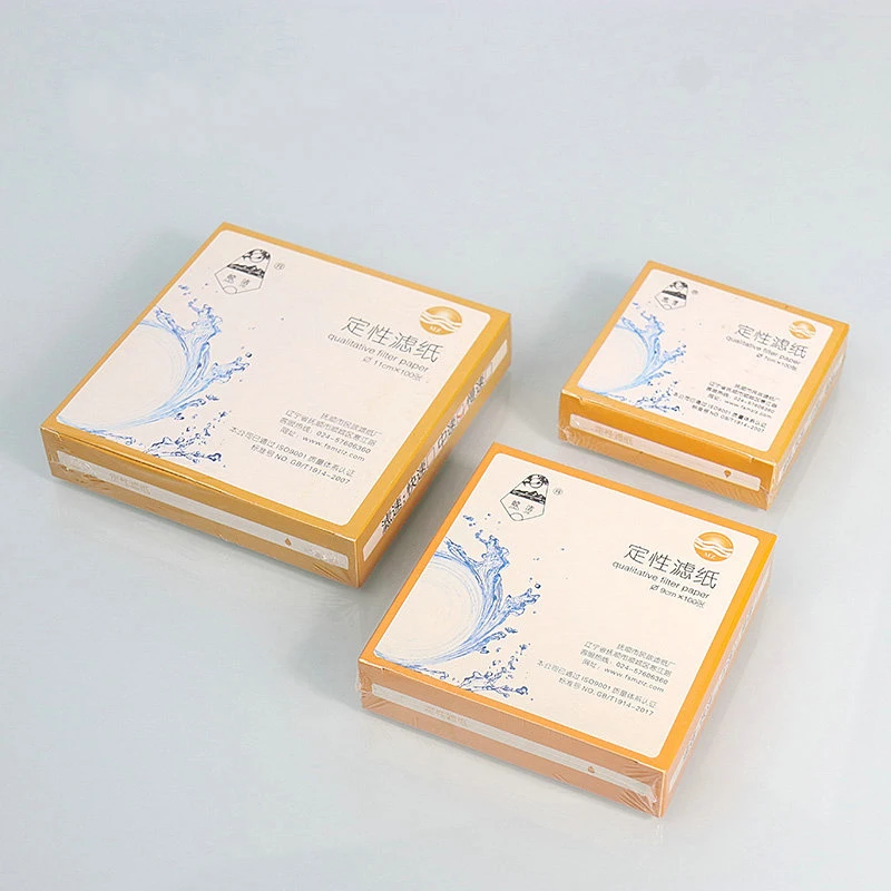 100Pcs/pack Lab Cotton Fiber Qualitative Filter Paper 7cm/9cm/11cm With Fast/Medium/Slow Speed