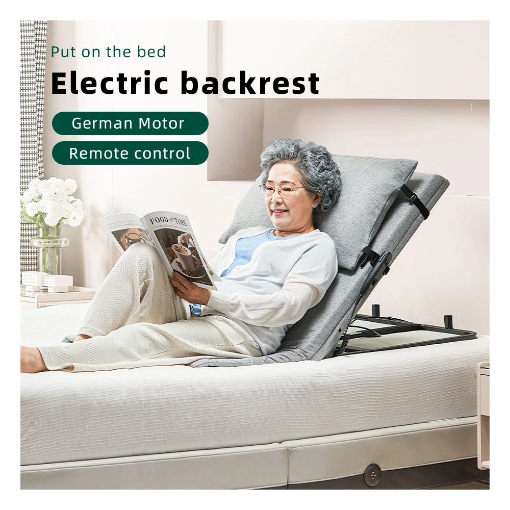 Tecforcare electric bed backrest adjustable bed backrest adjustable back rest hospital bed for the elderly care products