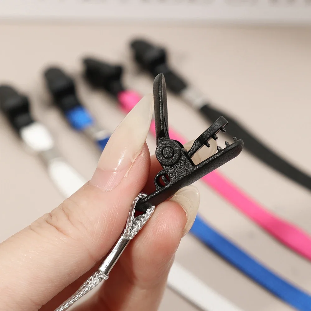 1/5pcs Cap Wind-proof Rope Hat Clips Cap Retainer Fishing Apparel Keeper with Cord for Golfing Fishing Boating Sailing Sports