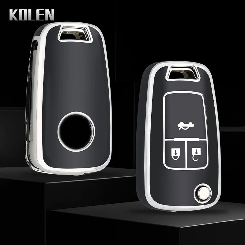 Funda de TPU para llave de coche, carcasa Fob para Chevrolet Cruze Aveo Trax Sail Malibu, Opel Vauxhall Astra Corsa Meriva Insignia Zafira