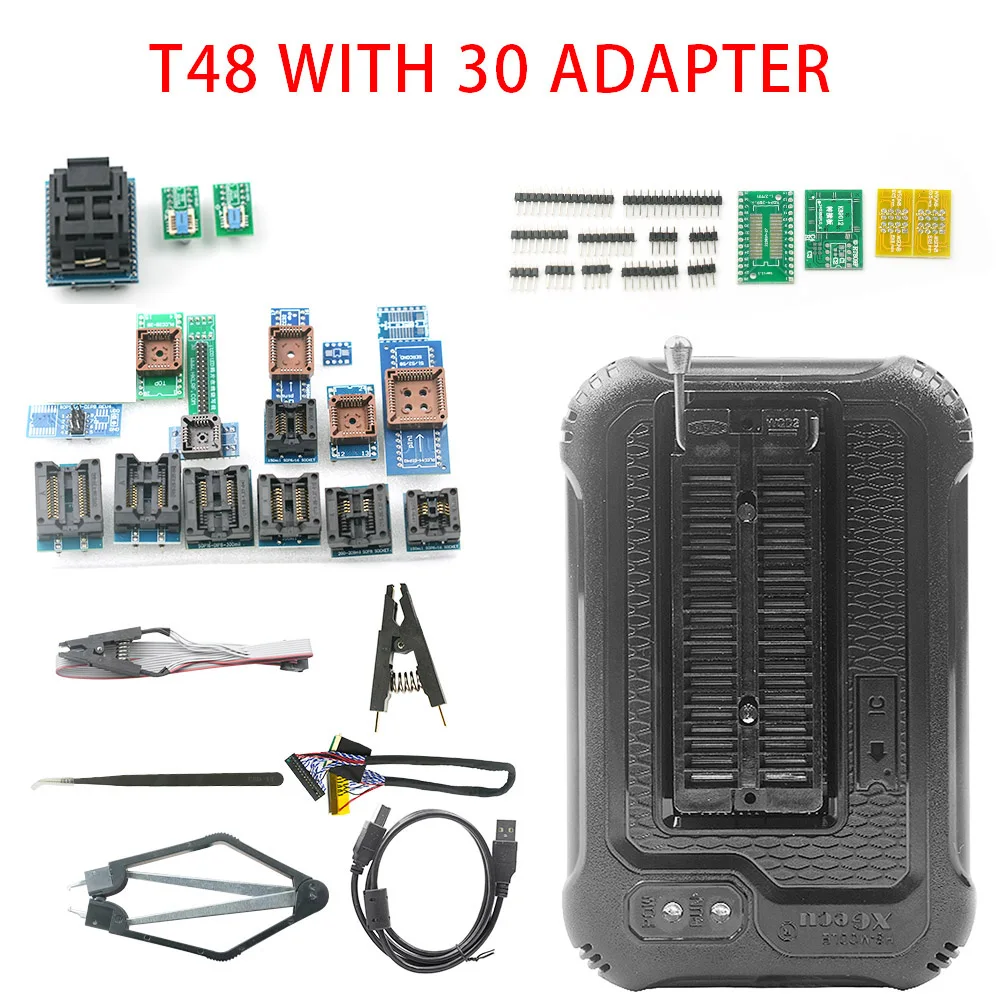 Imagem -02 - Xgecu-programador T48 Tl8663g com Cabo Isp Suporte 31000 Mais para Eeprom Mcu Spi ni sem Flash Emmc ic Equipe