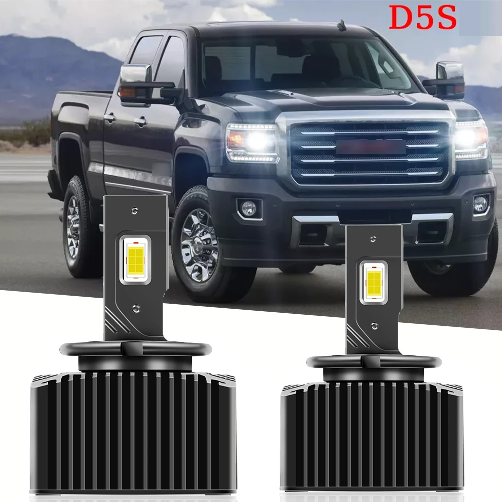 

2x D5S Headlights HID Replace to LED Bulbs 30000LM For Chevrolet Silverado 1500 GMC Sierra Cadillac For Mercedes-Benz Land Rover