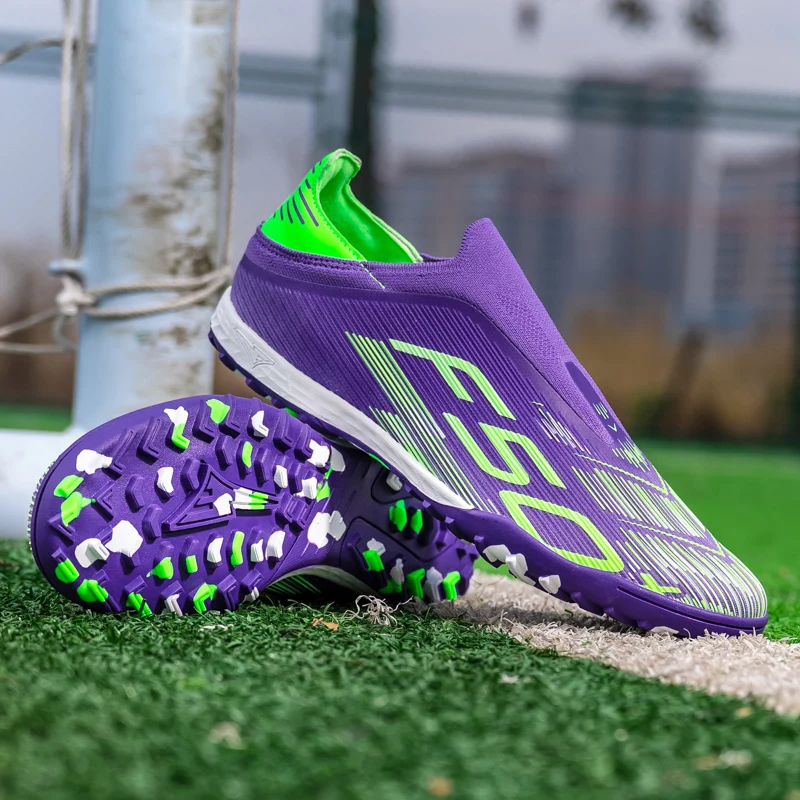 Men's T36 Football Bootlace-Free Soccer Shoes Youth Training Sneakers F50 Tf/Fg Football Shoes 35-45 - view 6